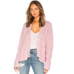 Lovers + Friends Avery Cardigan in Pink